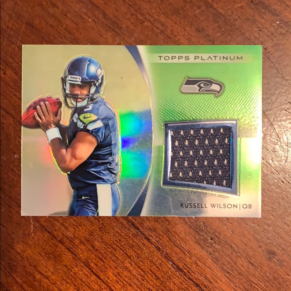 Topps Platinum Russell Wilson Rookie Relic🔥🔥🔥